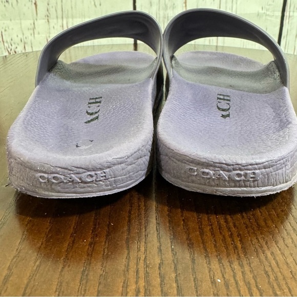 COACH ULLA SLIDE purple in size 9 GUC - Picture 7 of 11